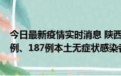 今日最新疫情实时消息 陕西11月14日新增40例本土确诊病例、187例本土无症状感染者