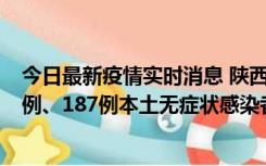 今日最新疫情实时消息 陕西11月14日新增40例本土确诊病例、187例本土无症状感染者