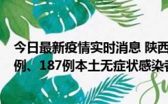 今日最新疫情实时消息 陕西11月14日新增40例本土确诊病例、187例本土无症状感染者