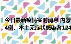 今日最新疫情实时消息 内蒙古11月14日新增本土确诊病例84例、本土无症状感染者1247例