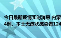 今日最新疫情实时消息 内蒙古11月14日新增本土确诊病例84例、本土无症状感染者1247例