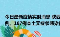 今日最新疫情实时消息 陕西11月14日新增40例本土确诊病例、187例本土无症状感染者