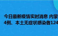 今日最新疫情实时消息 内蒙古11月14日新增本土确诊病例84例、本土无症状感染者1247例