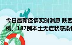 今日最新疫情实时消息 陕西11月14日新增40例本土确诊病例、187例本土无症状感染者