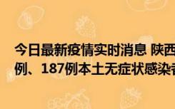 今日最新疫情实时消息 陕西11月14日新增40例本土确诊病例、187例本土无症状感染者