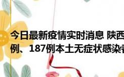 今日最新疫情实时消息 陕西11月14日新增40例本土确诊病例、187例本土无症状感染者
