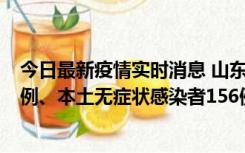 今日最新疫情实时消息 山东11月15日新增本土确诊病例13例、本土无症状感染者156例