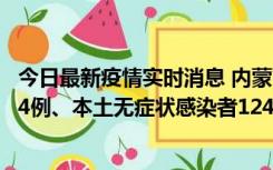 今日最新疫情实时消息 内蒙古11月14日新增本土确诊病例84例、本土无症状感染者1247例