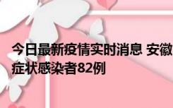 今日最新疫情实时消息 安徽11月15日新增确诊病例2例、无症状感染者82例