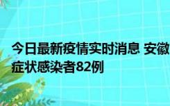 今日最新疫情实时消息 安徽11月15日新增确诊病例2例、无症状感染者82例