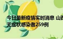 今日最新疫情实时消息 山西11月15日新增本土确诊66例、无症状感染者259例