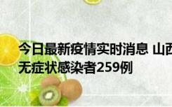 今日最新疫情实时消息 山西11月15日新增本土确诊66例、无症状感染者259例