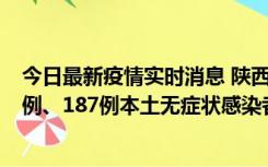 今日最新疫情实时消息 陕西11月14日新增40例本土确诊病例、187例本土无症状感染者