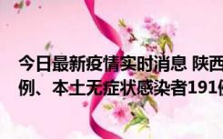 今日最新疫情实时消息 陕西11月15日新增本土确诊病例62例、本土无症状感染者191例