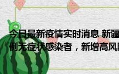 今日最新疫情实时消息 新疆喀什地区新增4例确诊病例、97例无症状感染者，新增高风险区4个