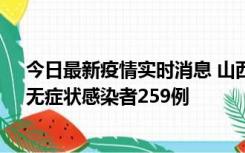 今日最新疫情实时消息 山西11月15日新增本土确诊66例、无症状感染者259例