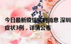 今日最新疫情实时消息 深圳11月15日新增本土确诊9例、无症状3例，详情公布