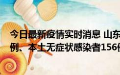 今日最新疫情实时消息 山东11月15日新增本土确诊病例13例、本土无症状感染者156例