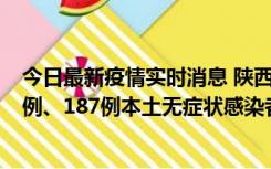 今日最新疫情实时消息 陕西11月14日新增40例本土确诊病例、187例本土无症状感染者