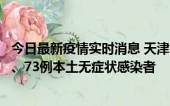 今日最新疫情实时消息 天津11月14日新增3例本土确诊病例、73例本土无症状感染者