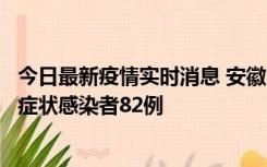 今日最新疫情实时消息 安徽11月15日新增确诊病例2例、无症状感染者82例