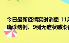 今日最新疫情实时消息 11月15日0-24时，宁波市新增5例确诊病例、9例无症状感染者，均为集中隔离点检出