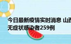 今日最新疫情实时消息 山西11月15日新增本土确诊66例、无症状感染者259例