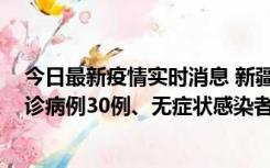 今日最新疫情实时消息 新疆维吾尔自治区11月15日新增确诊病例30例、无症状感染者816例