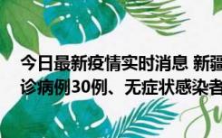 今日最新疫情实时消息 新疆维吾尔自治区11月15日新增确诊病例30例、无症状感染者816例