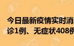 今日最新疫情实时消息 河北11月15日新增确诊1例、无症状408例