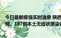 今日最新疫情实时消息 陕西11月14日新增40例本土确诊病例、187例本土无症状感染者