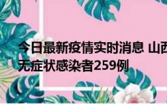 今日最新疫情实时消息 山西11月15日新增本土确诊66例、无症状感染者259例