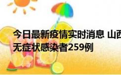 今日最新疫情实时消息 山西11月15日新增本土确诊66例、无症状感染者259例