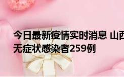 今日最新疫情实时消息 山西11月15日新增本土确诊66例、无症状感染者259例