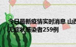 今日最新疫情实时消息 山西11月15日新增本土确诊66例、无症状感染者259例