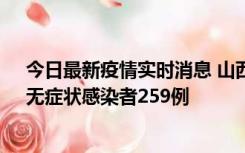 今日最新疫情实时消息 山西11月15日新增本土确诊66例、无症状感染者259例