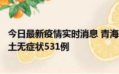 今日最新疫情实时消息 青海11月15日新增本土确诊2例、本土无症状531例