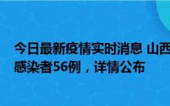 今日最新疫情实时消息 山西太原新增确诊病例8例、无症状感染者56例，详情公布