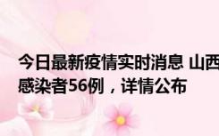 今日最新疫情实时消息 山西太原新增确诊病例8例、无症状感染者56例，详情公布