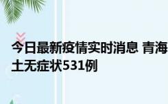 今日最新疫情实时消息 青海11月15日新增本土确诊2例、本土无症状531例