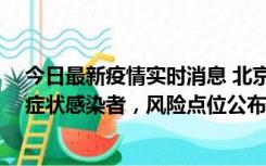 今日最新疫情实时消息 北京通州新增4例确诊病例和2例无症状感染者，风险点位公布