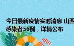 今日最新疫情实时消息 山西太原新增确诊病例8例、无症状感染者56例，详情公布