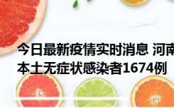 今日最新疫情实时消息 河南昨日新增本土确诊病例200例、本土无症状感染者1674例