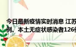 今日最新疫情实时消息 江苏11月15日新增本土确诊病例25例、本土无症状感染者126例