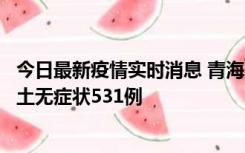 今日最新疫情实时消息 青海11月15日新增本土确诊2例、本土无症状531例