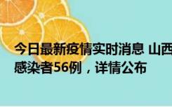 今日最新疫情实时消息 山西太原新增确诊病例8例、无症状感染者56例，详情公布