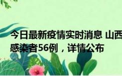 今日最新疫情实时消息 山西太原新增确诊病例8例、无症状感染者56例，详情公布