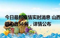 今日最新疫情实时消息 山西太原新增确诊病例8例、无症状感染者56例，详情公布