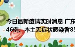 今日最新疫情实时消息 广东11月16日新增本土确诊病例1246例、本土无症状感染者8576例