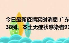 今日最新疫情实时消息 广东11月17日新增本土确诊病例1338例、本土无症状感染者9110例